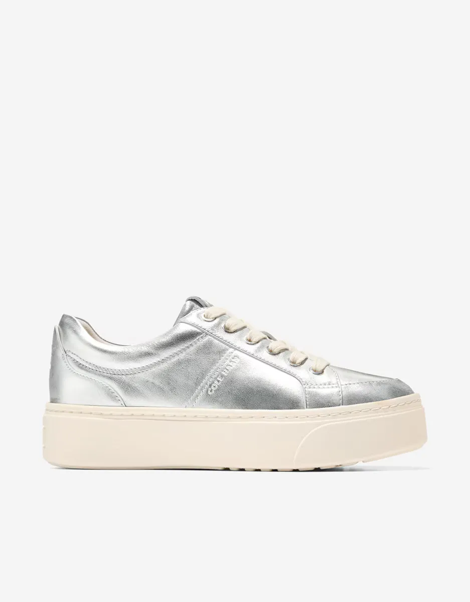 Женские кожаные кроссовки на платформе и мягкой стельке Cole Haan