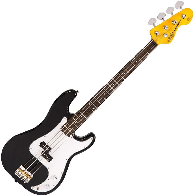 

Басс гитара Vintage V4BK 4 String Bass 2022 - Boulevard Black
