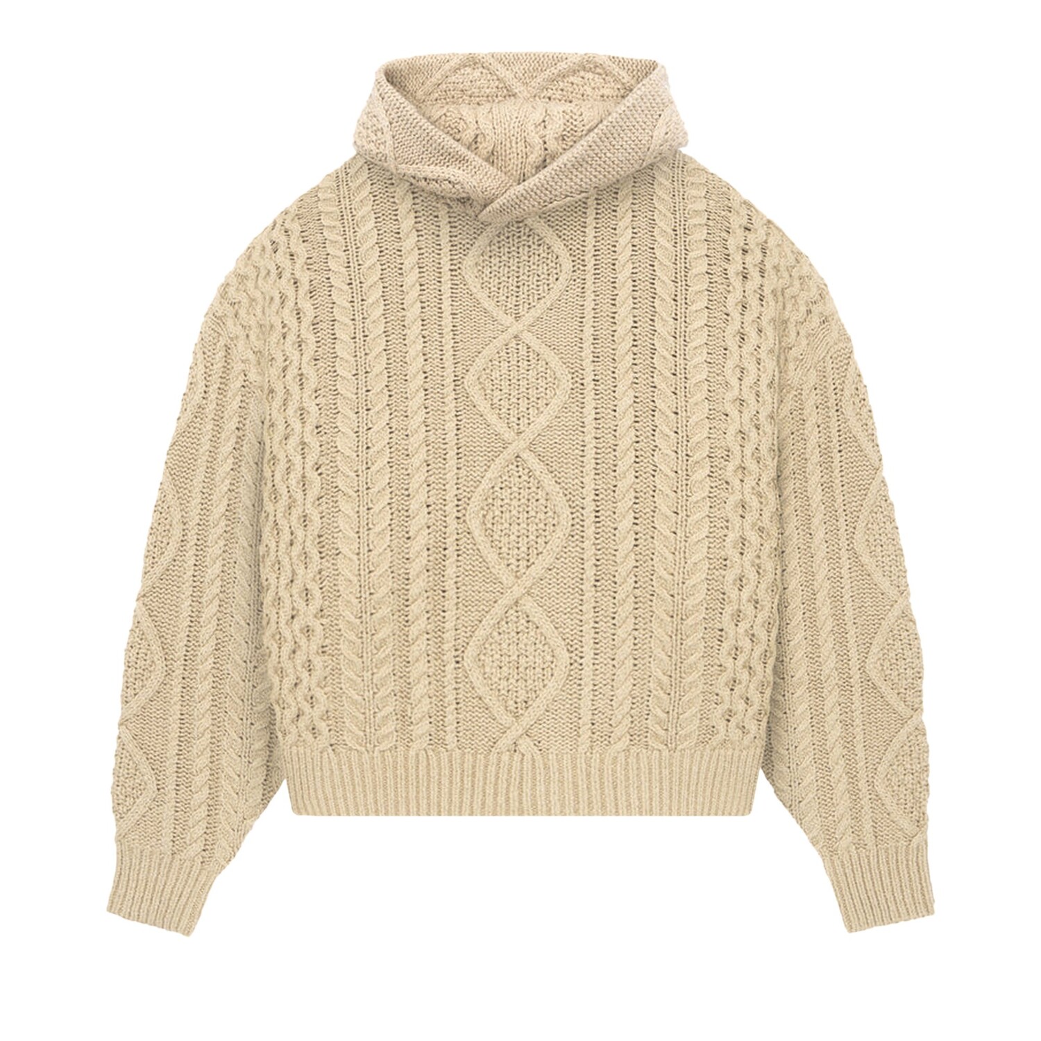 

Толстовка косой вязки Fear of God Essentials Gold Heather