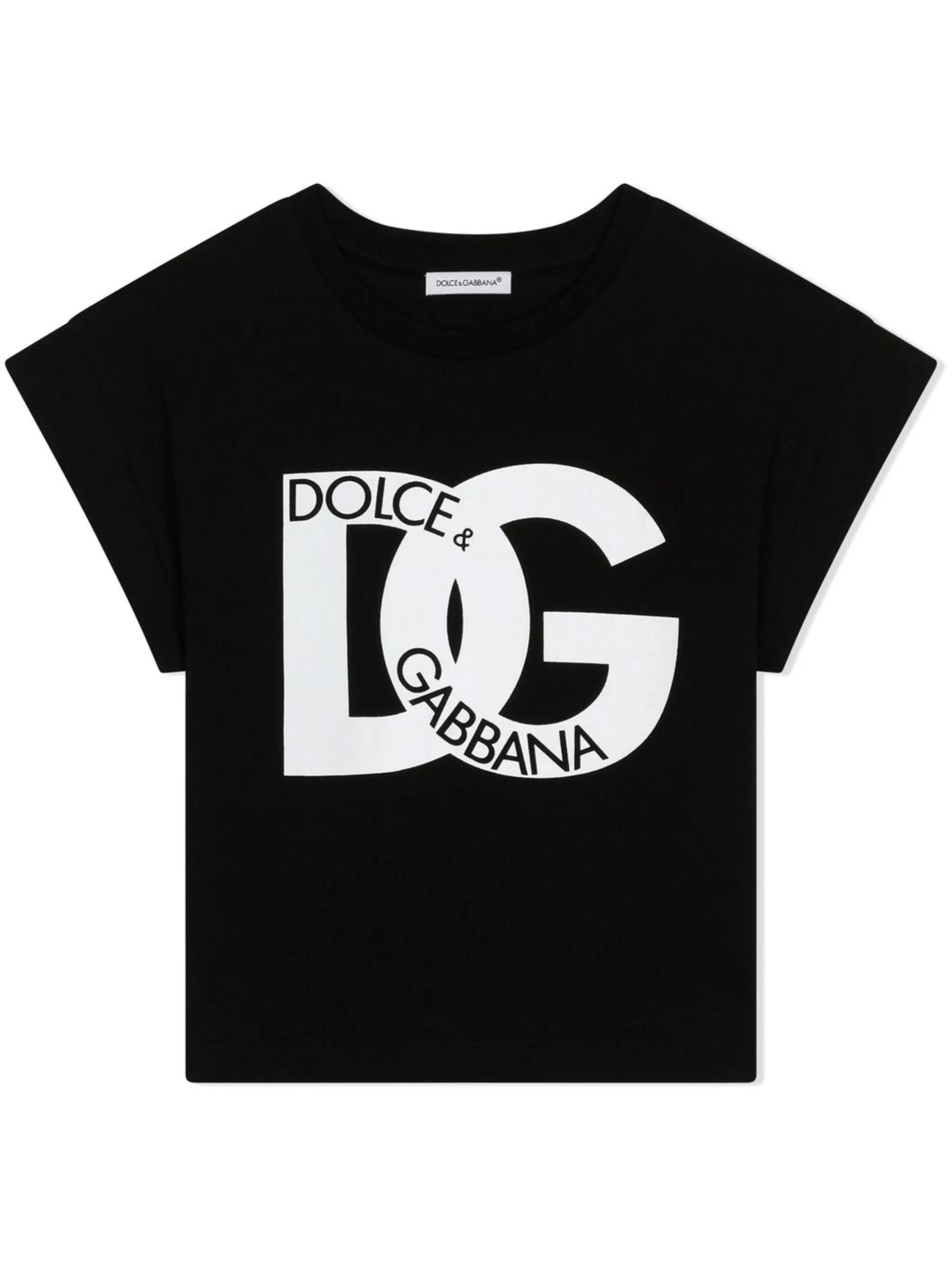 

Футболка с логотипом Dolce & Gabbana Kids, черный