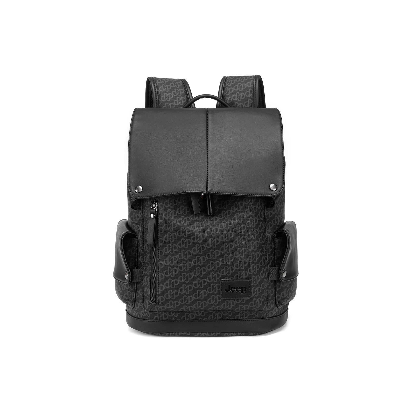 

Jeep Рюкзак PU Unisex Black & Green Monogram