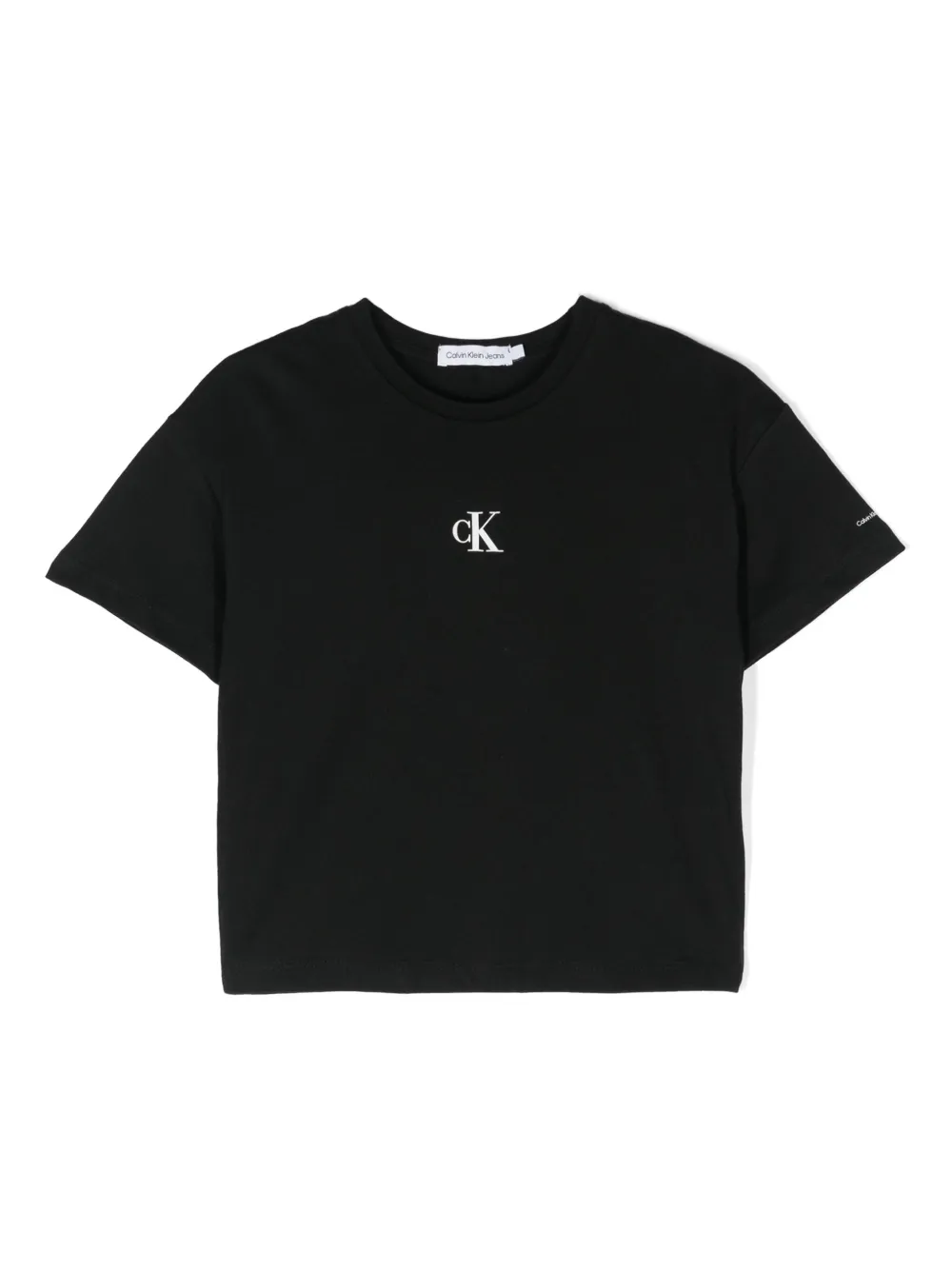 

Футболка с логотипом Calvin Klein Kids, черный