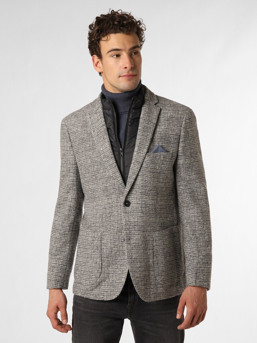 

Куртка Nils Sundström Regular fit Suit Jacket, пятнистый серый