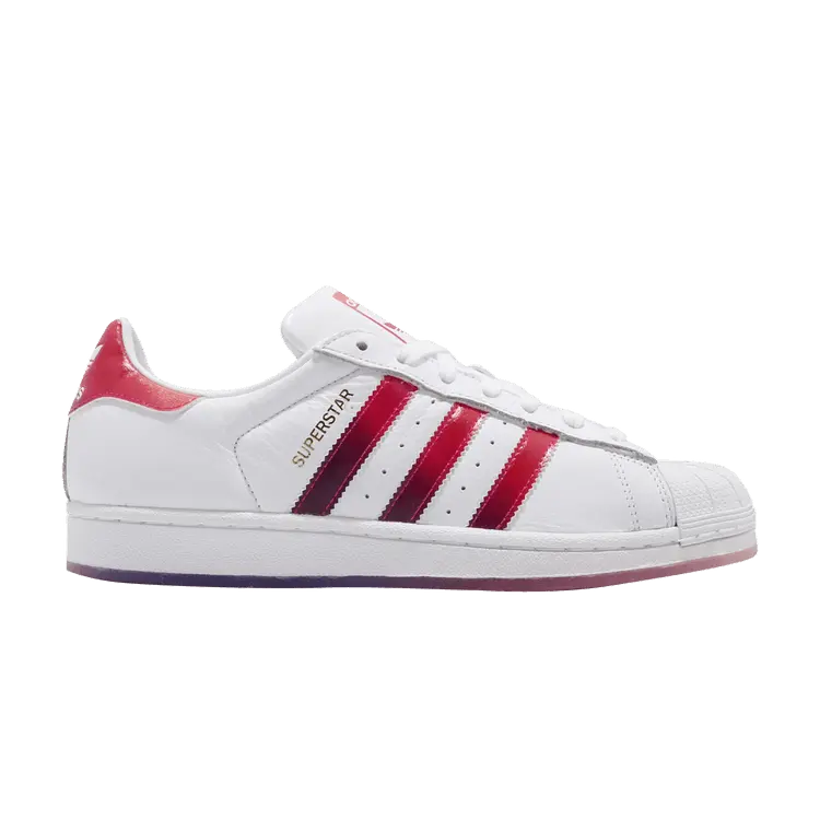 

Кроссовки adidas Superstar 'White Pink Energy Ink', белый