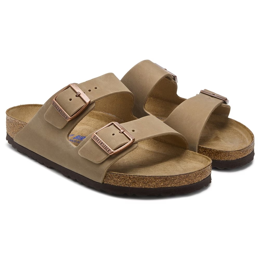 

Сандалии из кожи Аризона с мягкой стелькой Birkenstock, коричневый