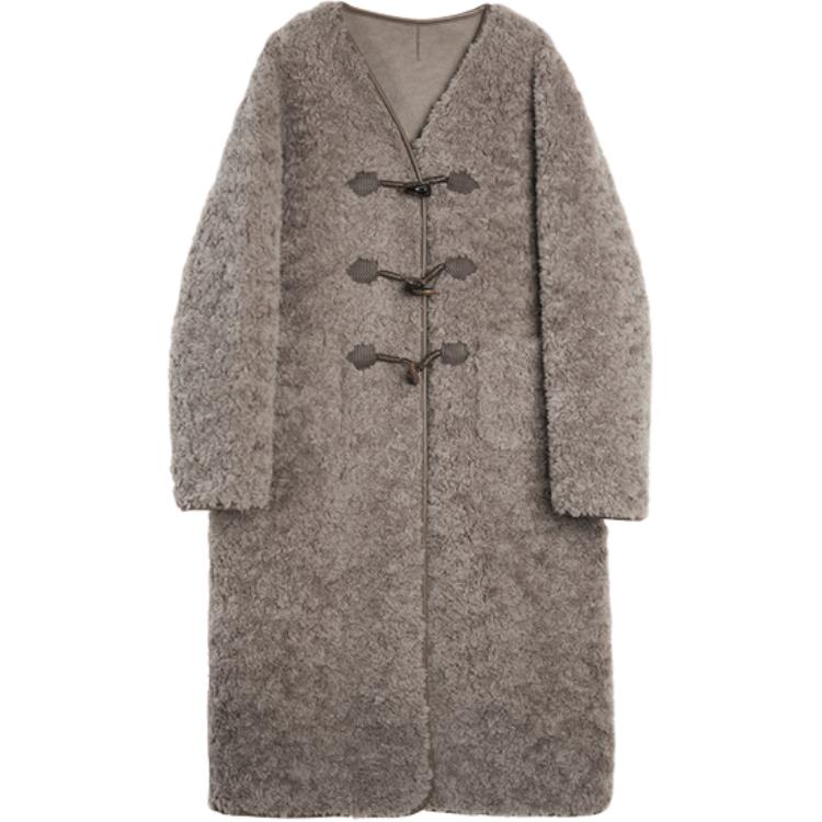 

ELLE Вельветовая куртка женская beige coffee с V-образным вырезом утепленная