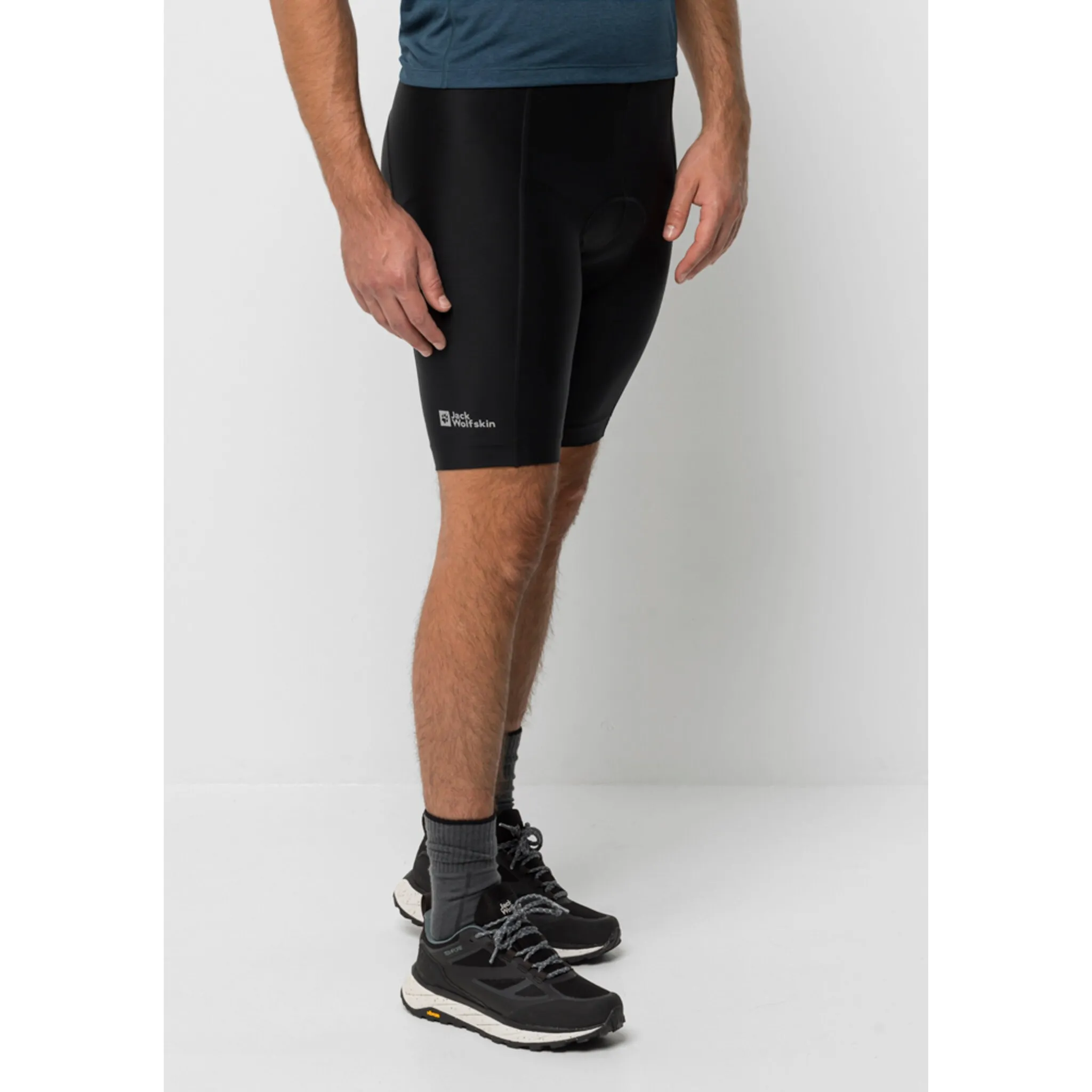 

Велосипедные шорты Jack Wolfskin "MOROBBIA PADDED SHORTS M", черный