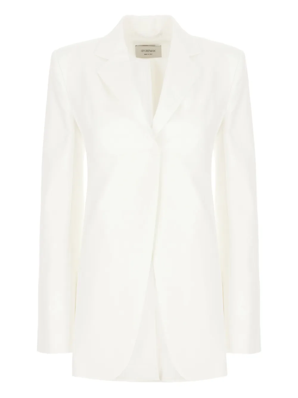 

Однобортный пиджак SPORTMAX, белый