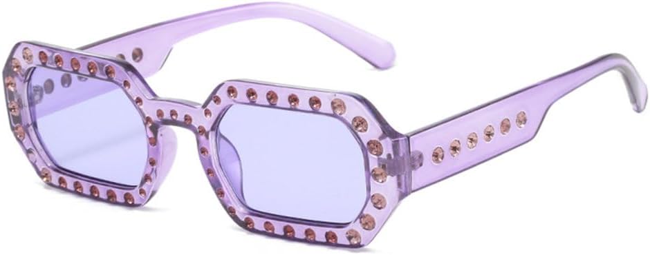 

Солнцезащитные очки MUTYNE Personality Diamond для мужчин и женщин, сексуальные, в маленькой оправе, модные, прозрачные, зеленые, с защитой от УФ-излучения UV400, Purple