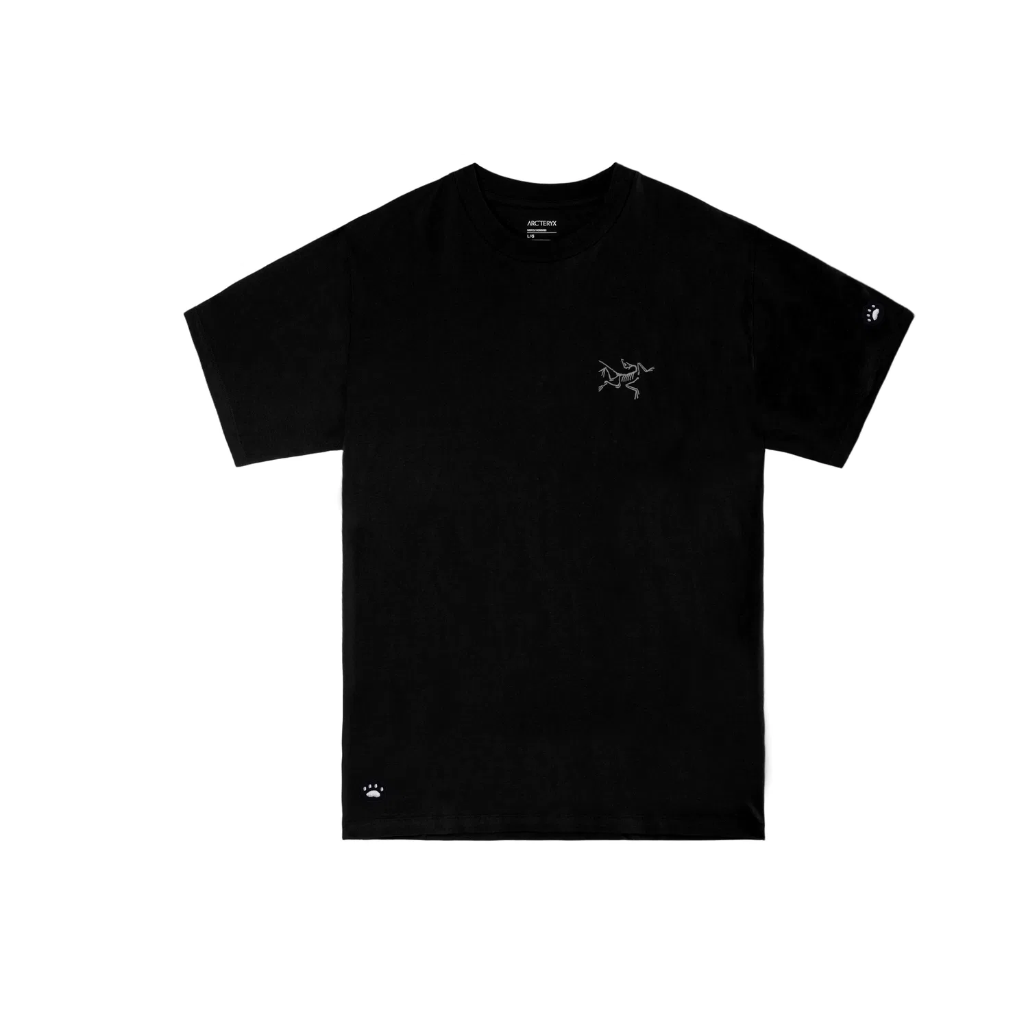 Футболка KRAGG мужская, черная, с круглым вырезом Arcteryx, Black