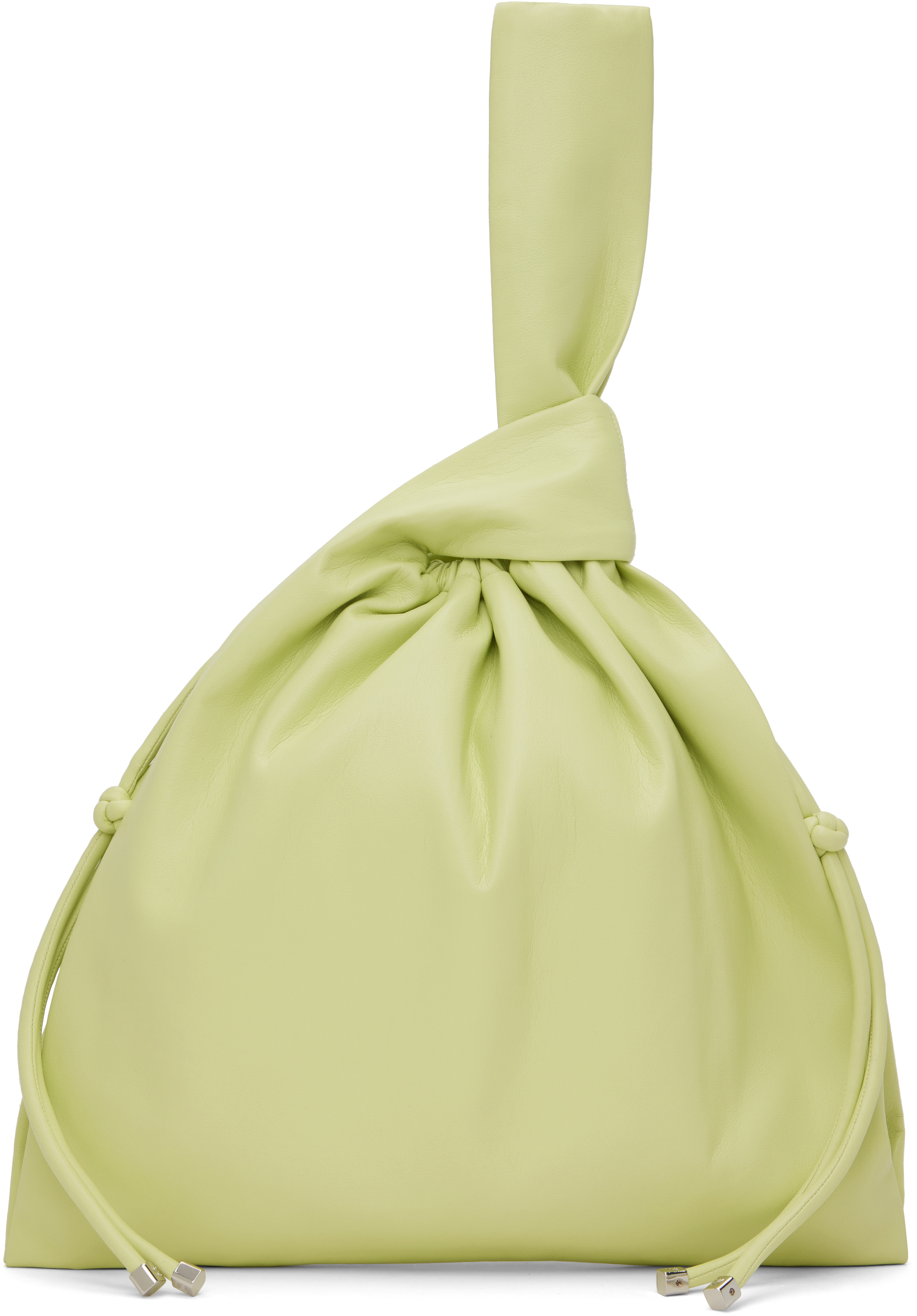 

Сумка из веганской кожи Green Jen с завязками на шнурке Nanushka
