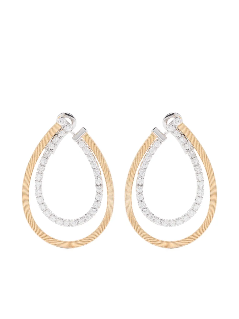 

Серьги-подвески из желтого золота с бриллиантами Marco Bicego, золотой
