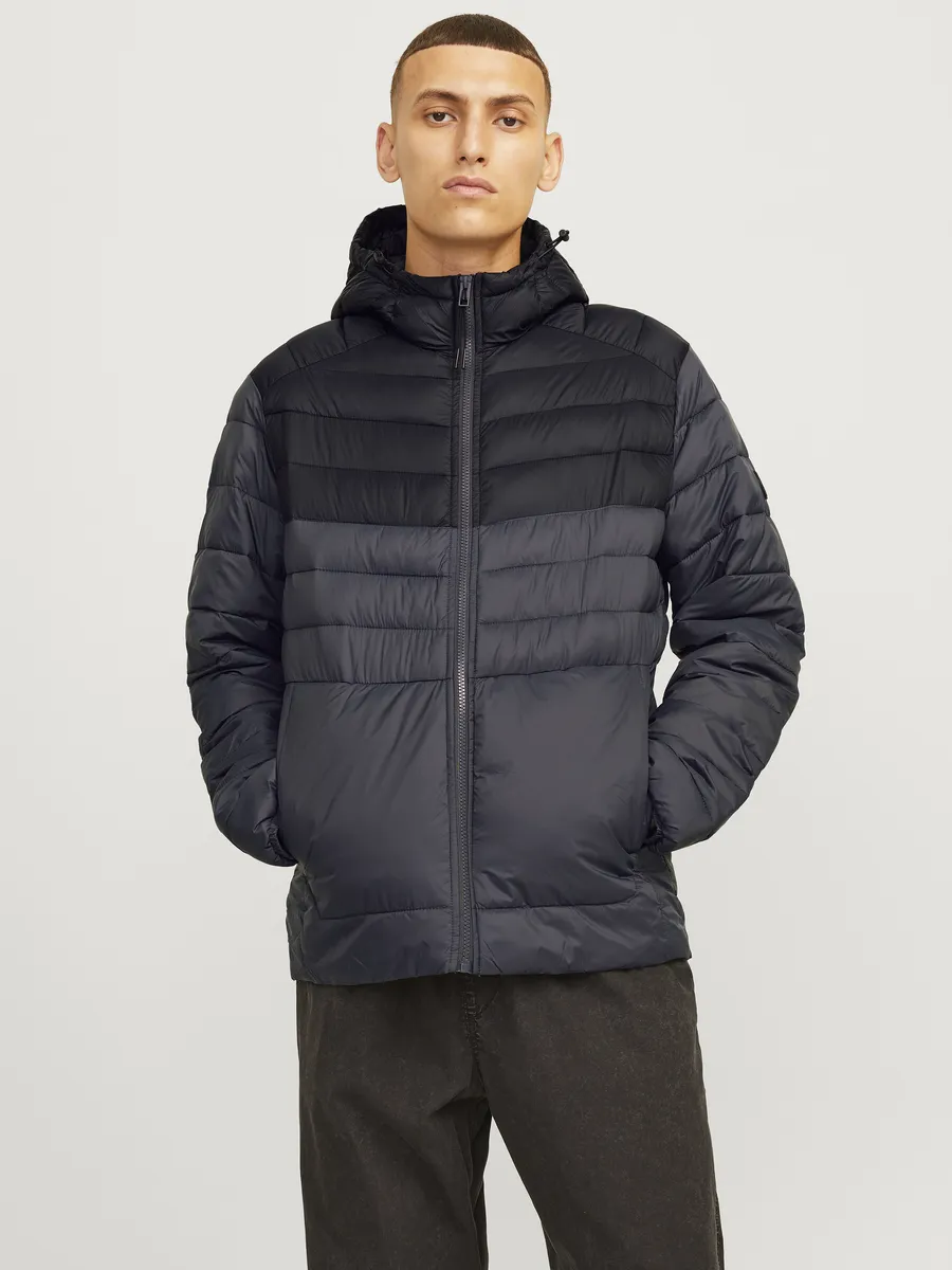 

Стеганая куртка Jack & Jones "JJESPRINT PUFFER HOOD NOOS", с капюшоном, цвет Asphalt Detail:Black Blocking, Черный, Стеганая куртка Jack & Jones "JJESPRINT PUFFER HOOD NOOS", с капюшоном, цвет Asphalt Detail:Black Blocking