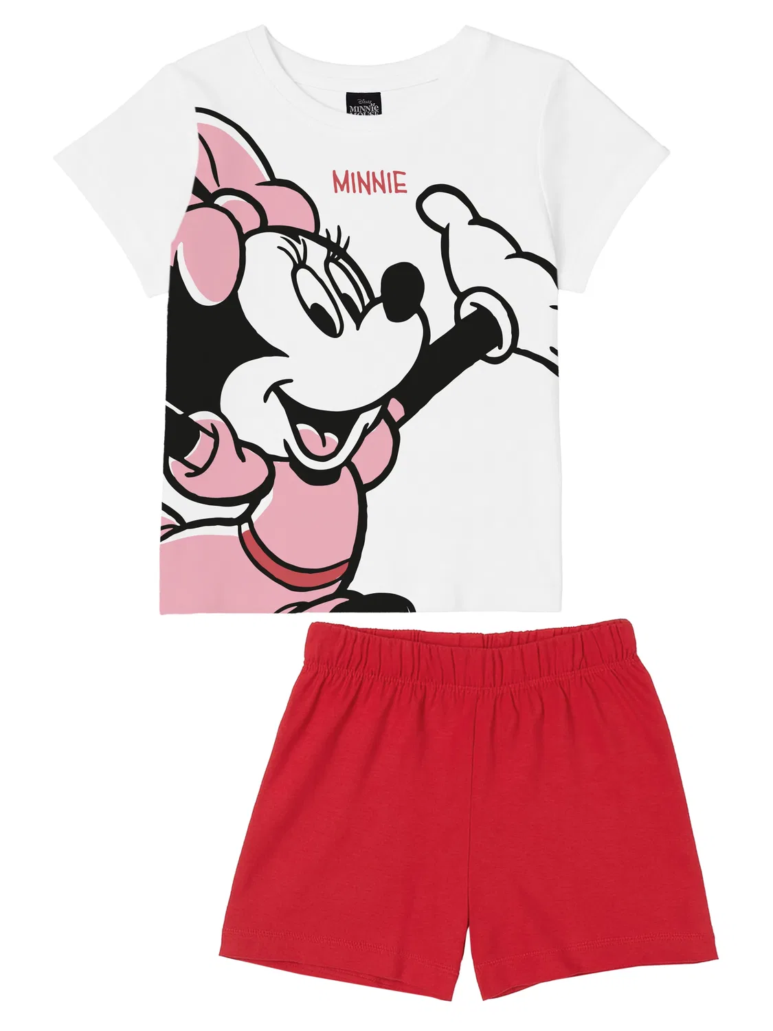 Пижама хлопковая Disney Minnie Mouse, красный/белый — фото 2