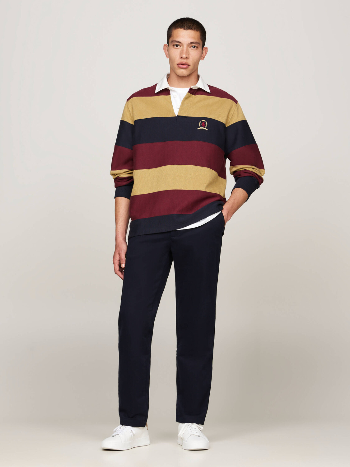 Брюки Tommy Hilfiger chino, темно-синий — фото 2