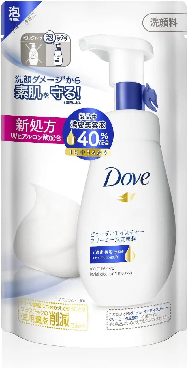 Пенка для умывания Dove — Beauty Moisture увлажняющая, сменный блок, 140 мл