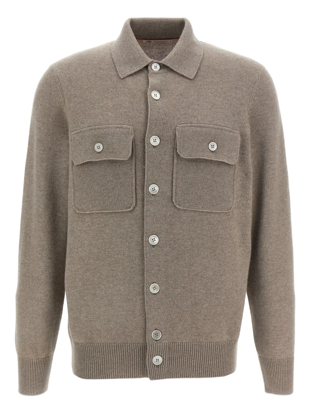

Кардиган с карманами Brunello Cucinelli, нейтральный