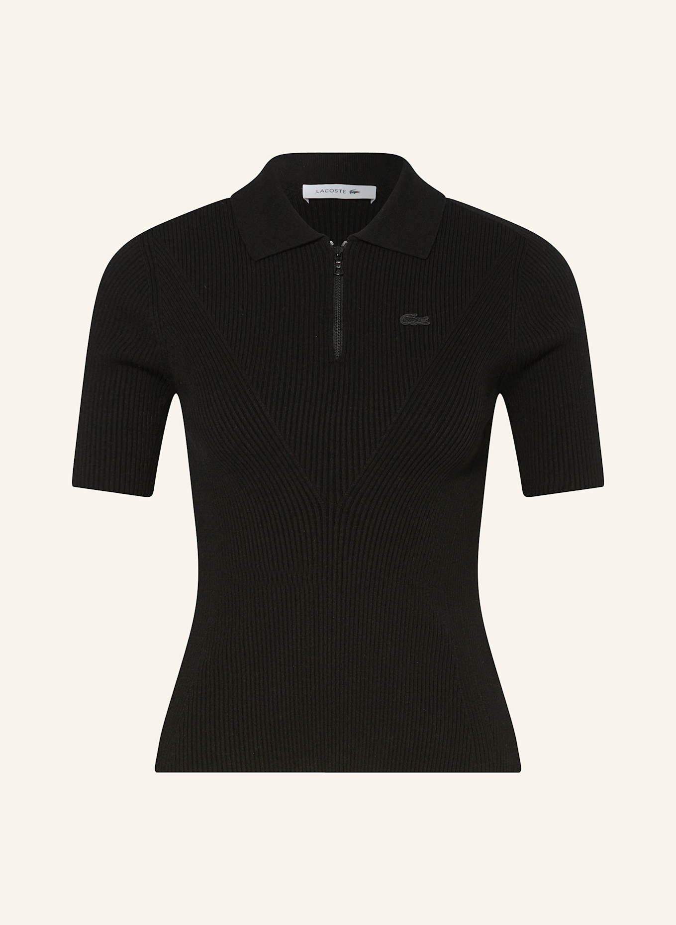 

Трикотажная рубашка Lacoste, черный