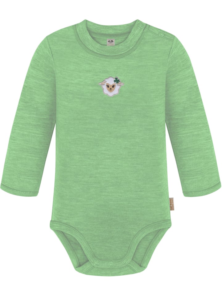 

Normani Outdoor Sports Детский боди с длинными рукавами из мериносовой шерсти, цвет туай, зеленый