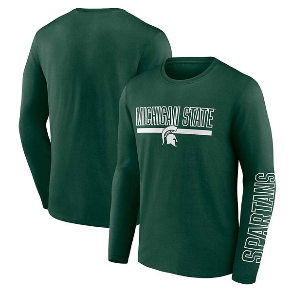 

Мужская футболка с длинным рукавом Michigan State Spartans big & tall Unbranded