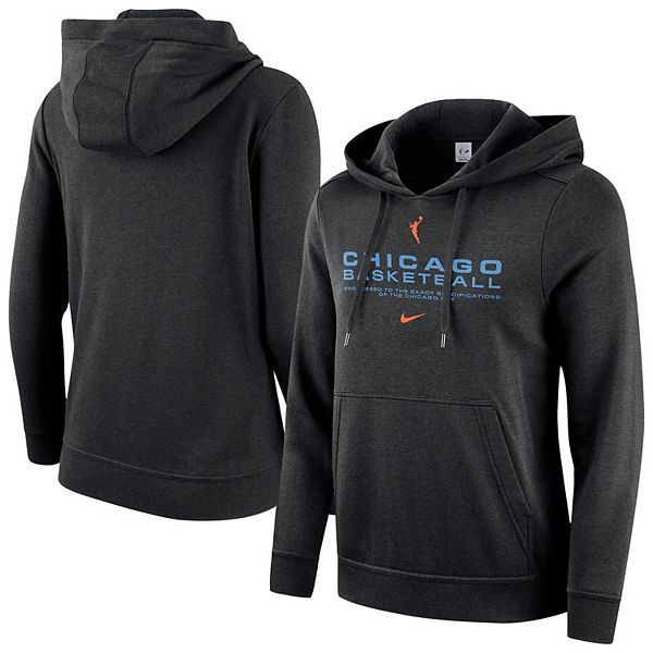 Толстовка с капюшоном Chicago Sky Club City женская heather black Nike