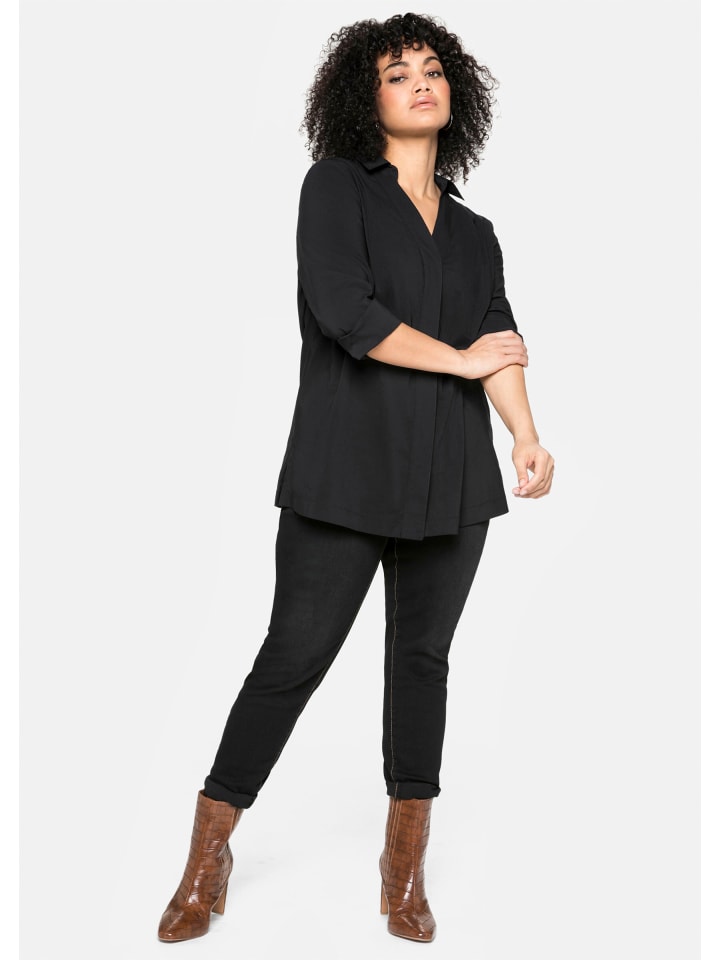 

Sheego Черная блузка