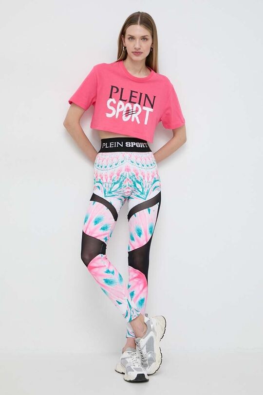

Леггинсы PLEIN SPORT Plein Sport, розовый