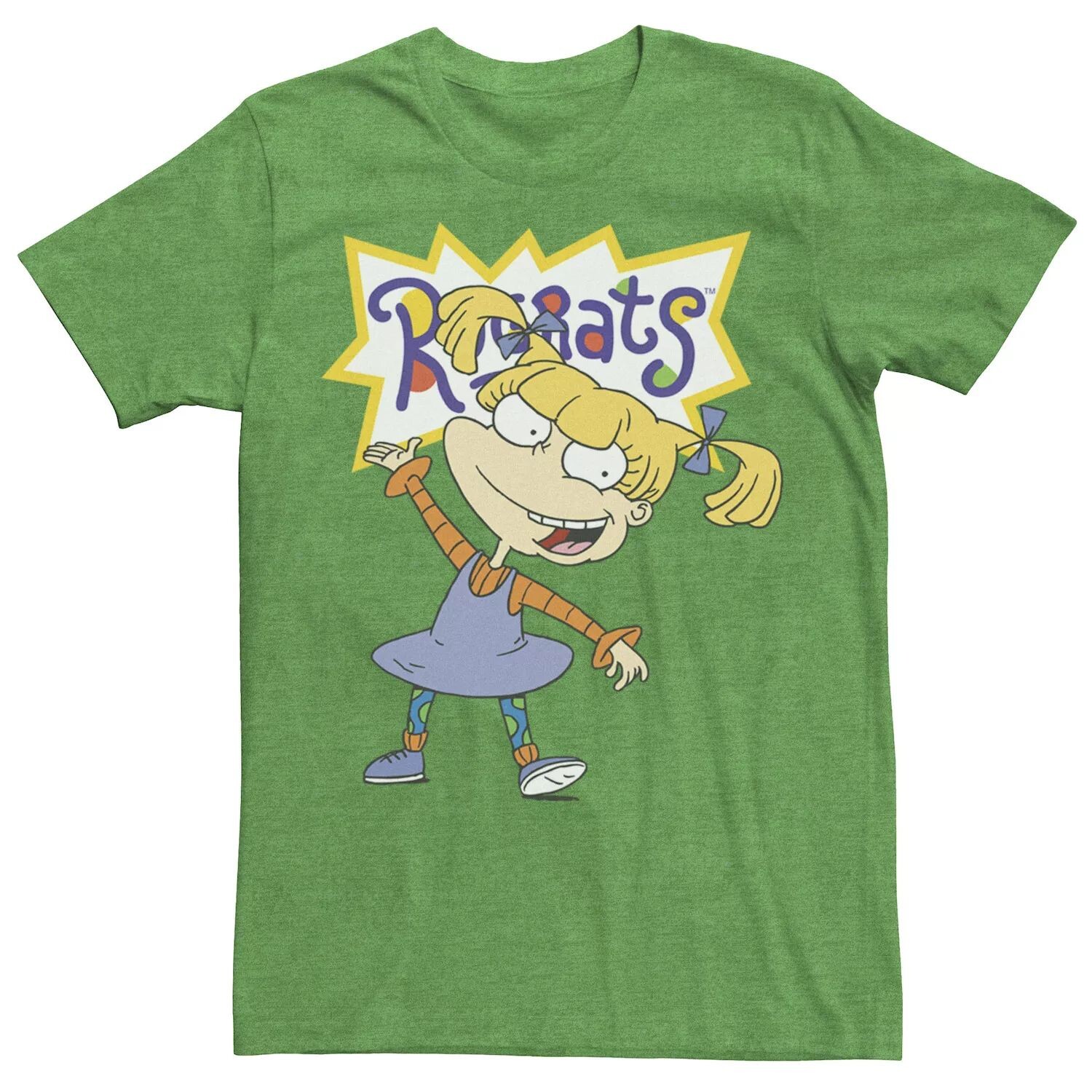 

Мужская футболка Rugrats Angelica с простым портретным рисунком Nickelodeon