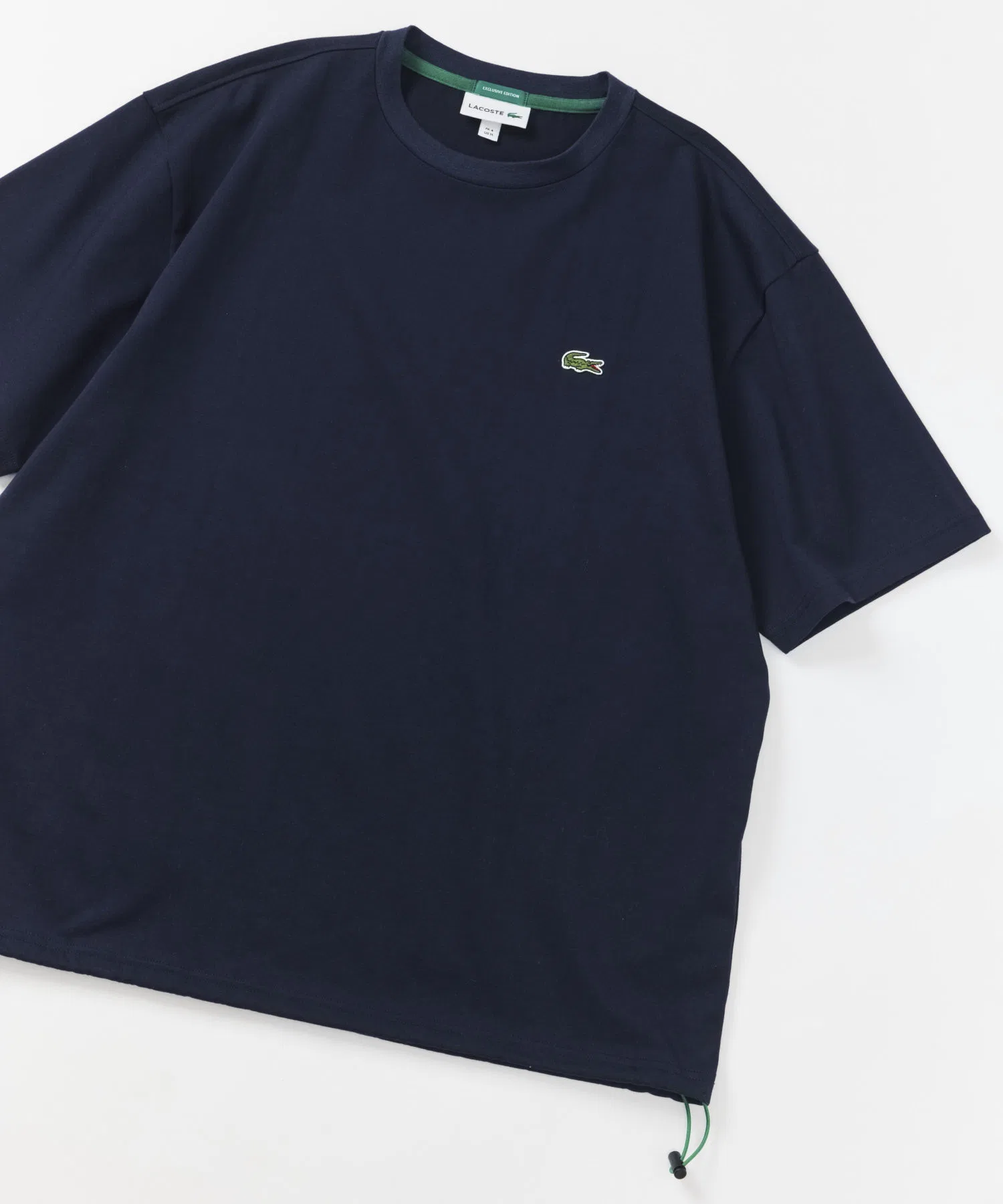 Мужская футболка LACOSTE с регулируемым низом — фото 4
