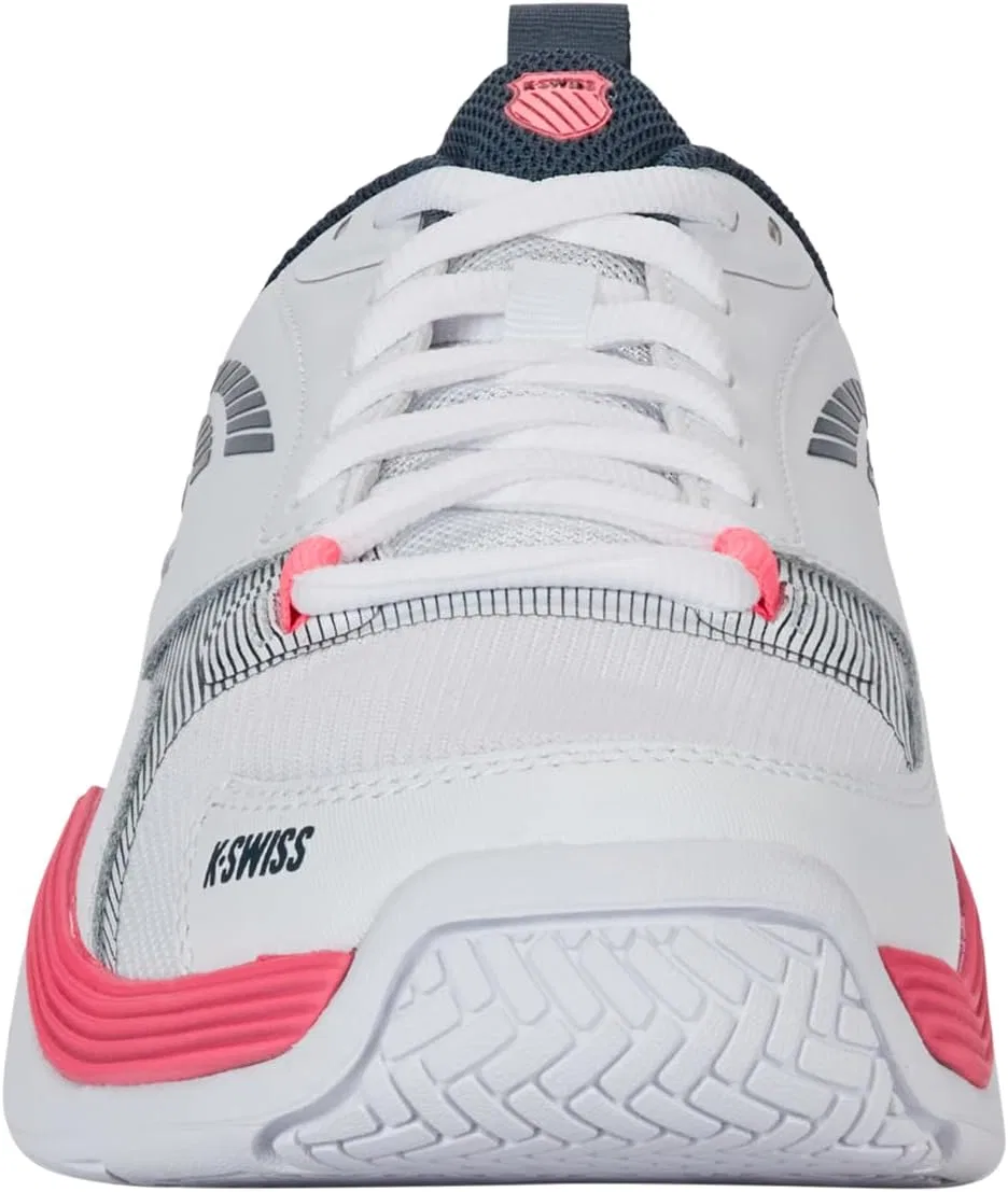 Кроссовки теннисные K-Swiss SpeedEx, White/Stargazer/Neon Blaze — фото 3