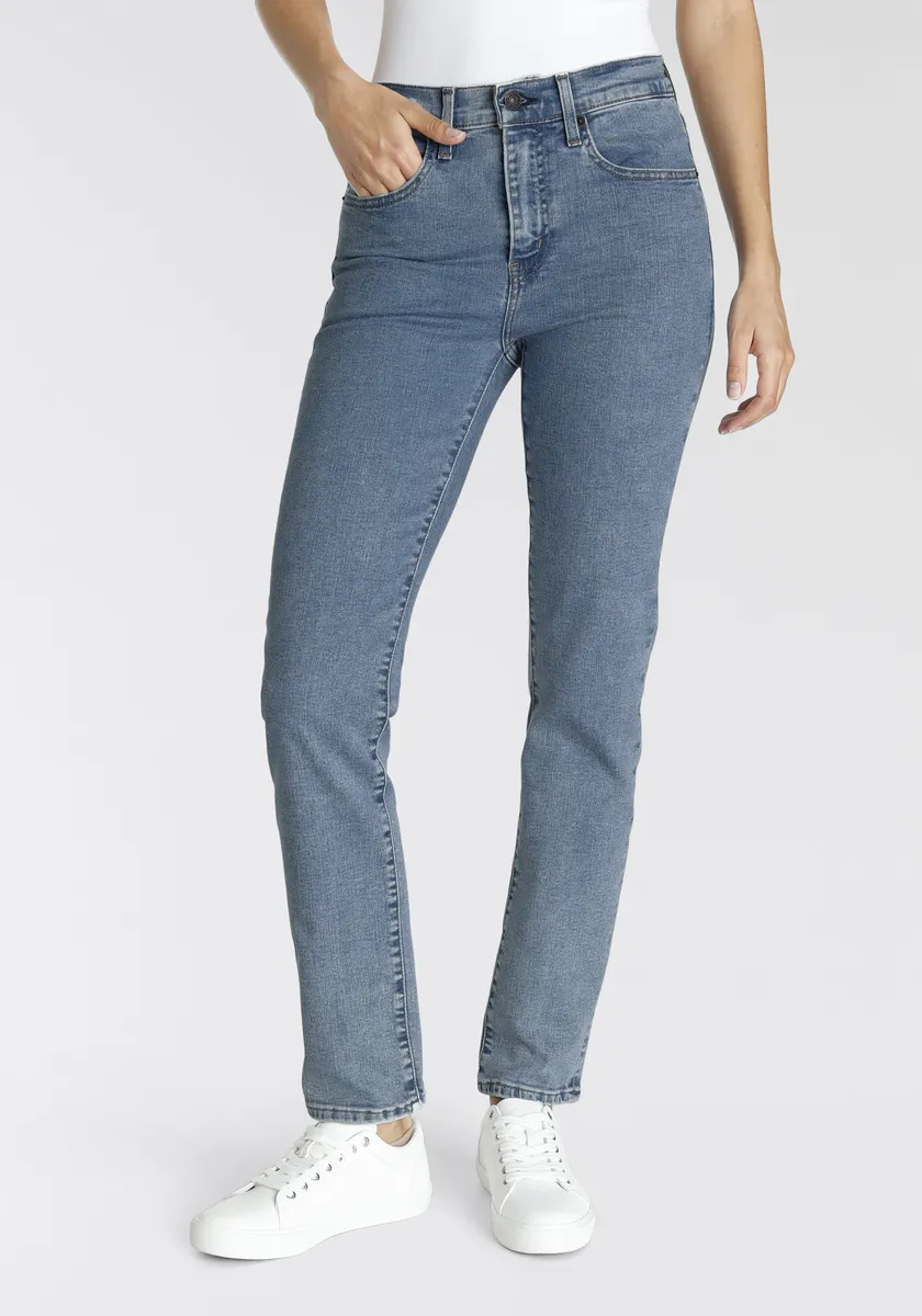 

Прямые джинсы Levi's "724 High Rise Straight", цвет Middle Course