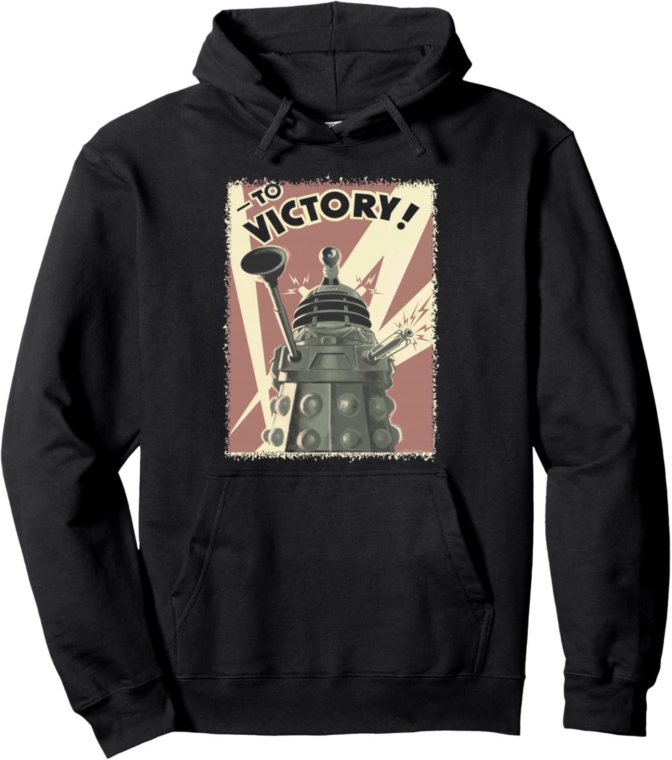 

Американская толстовка Doctor Who Prooganda Dalek 01 Navy Hoodie, черный