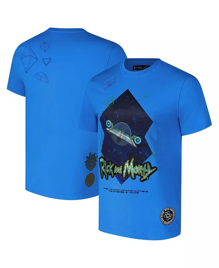 

Мужская футболка Rick and Morty Nothing Matters синего цвета Freeze Max