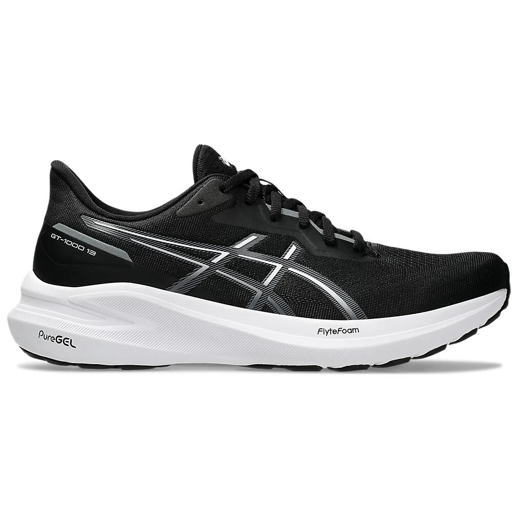 Кроссовки мужские GT-1000 13 с низким верхом, цвет черный/серый Asics — фото 2