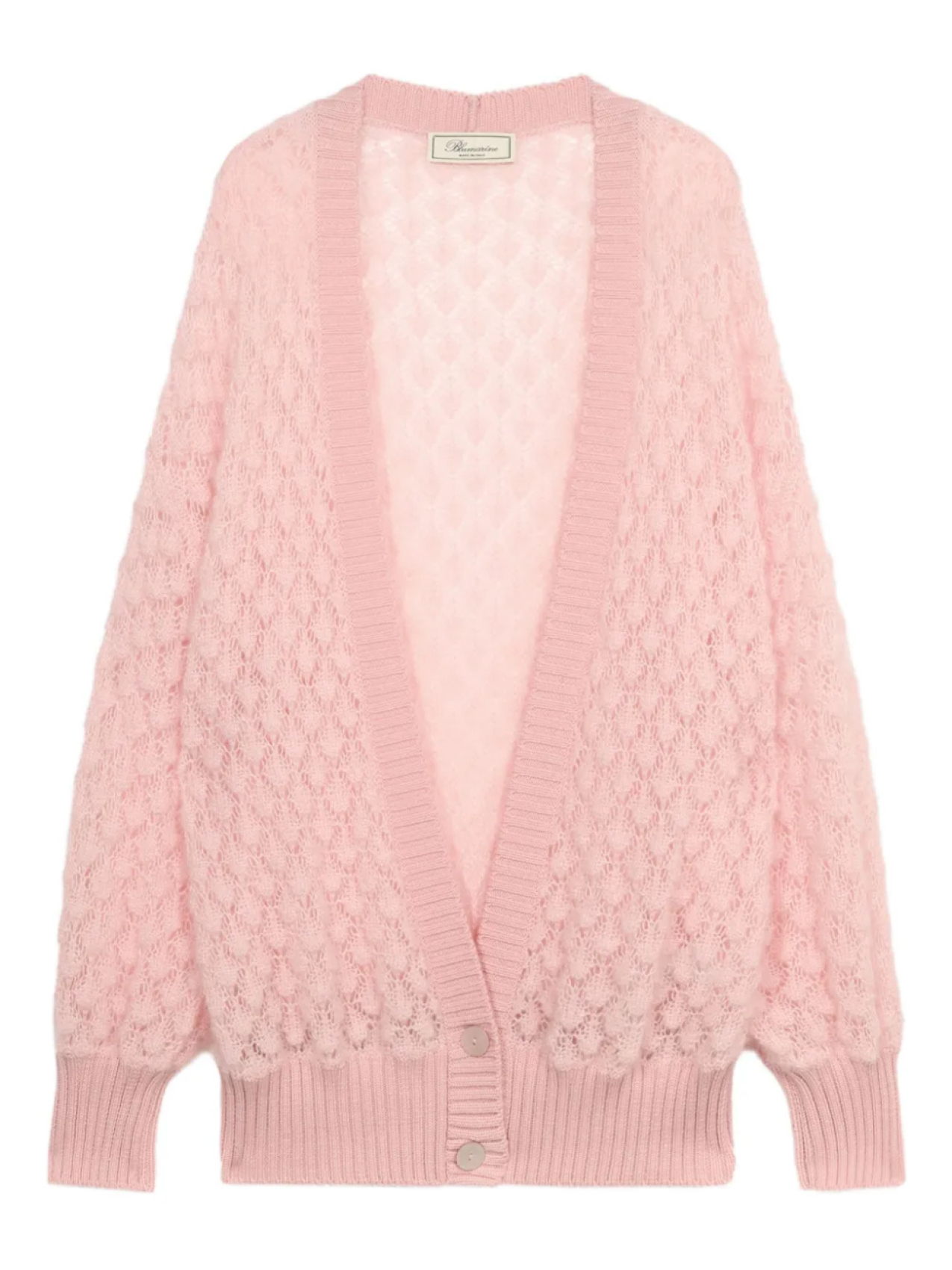 

Фактурный кардиган Blumarine, розовый