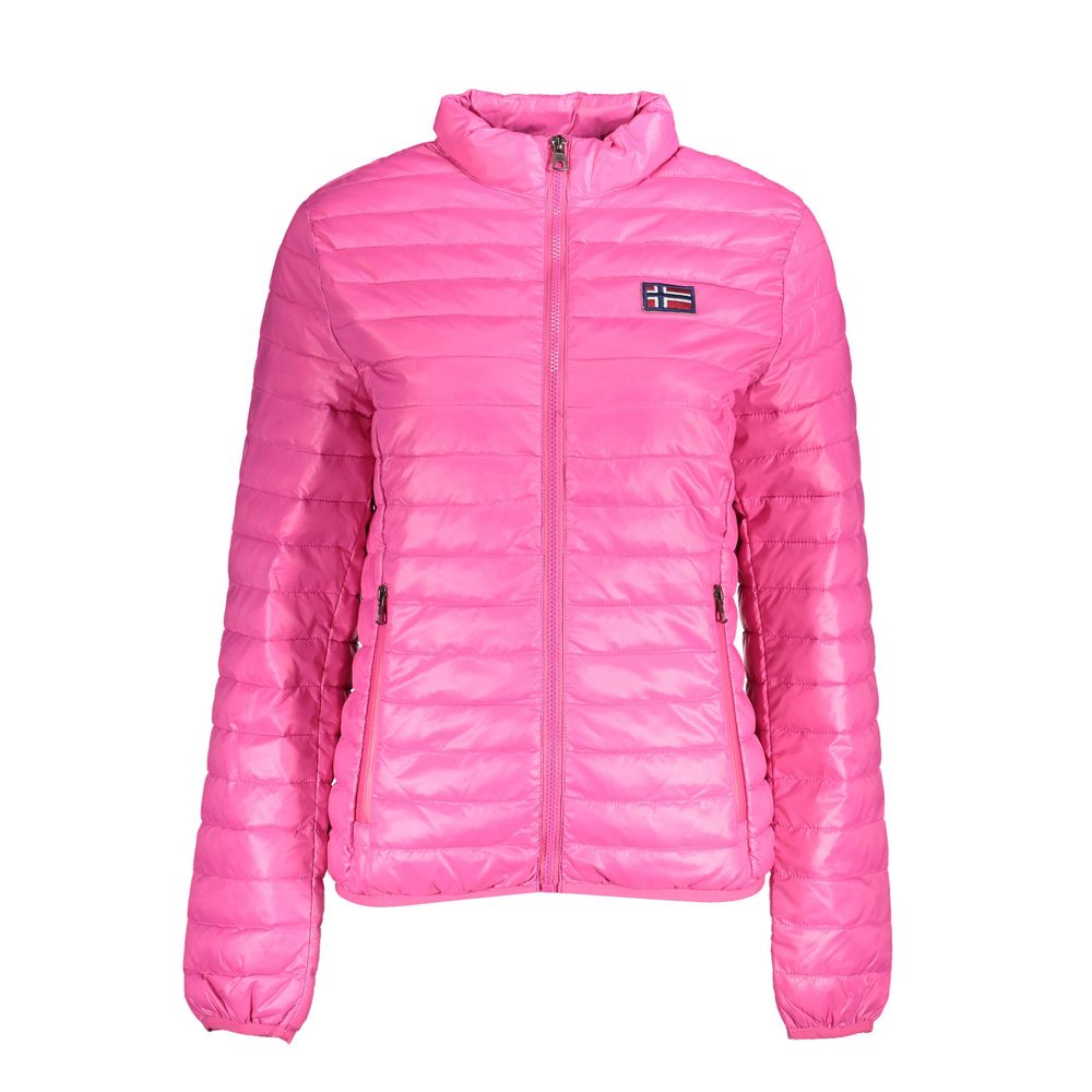

Розовая куртка из полиамида Geographical Norway, розовый