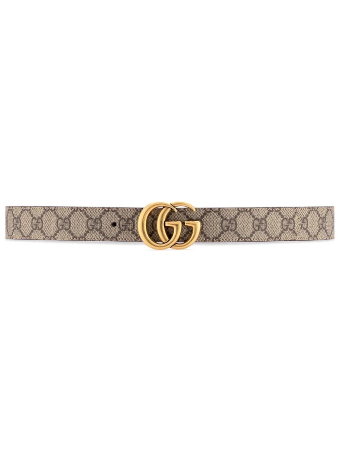 

Gucci двусторонний ремень GG Marmont, нейтральный цвет