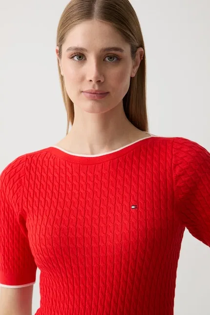 Футболка трикотажная Tommy Hilfiger, красный — фото 4
