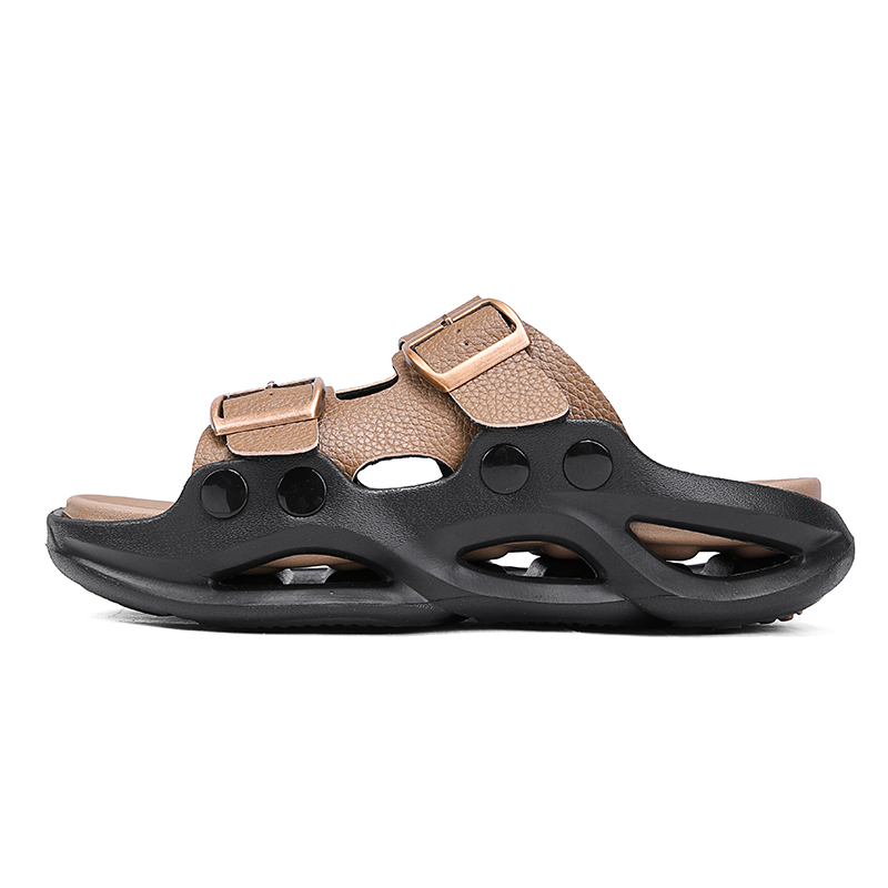 

British knights Мужские сандалии EVA Leather Patchwork Abrasion Resistant светло-коричневые