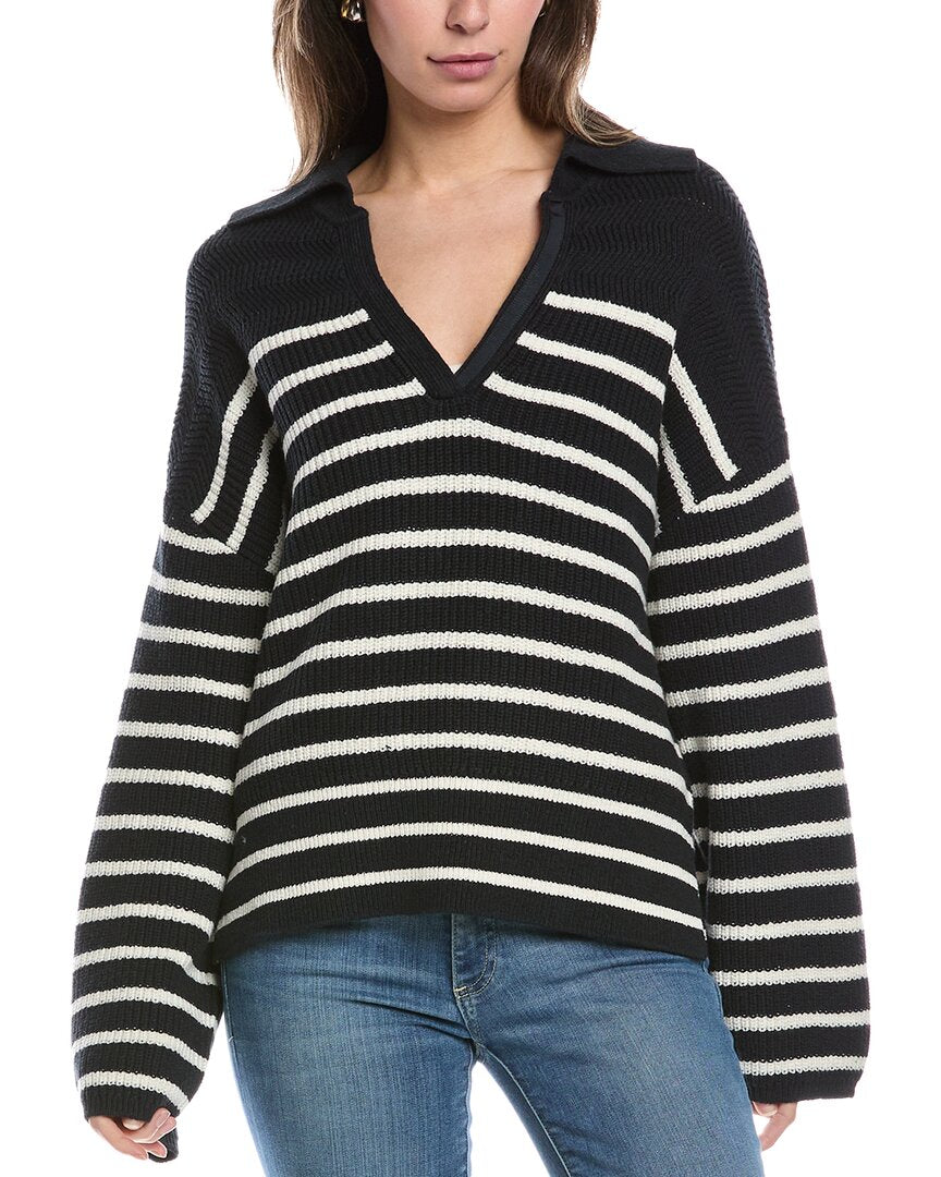 

Свитер в полоску от rag & bone Jen, черный