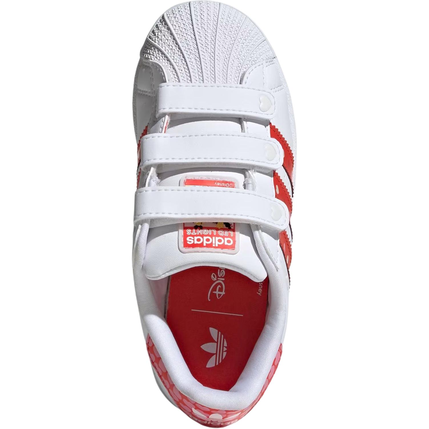 Adidas Originals Disney x SUPERSTAR устойчивые к истиранию низкие детские скейтборд-кроссовки Cloud White — фото 4