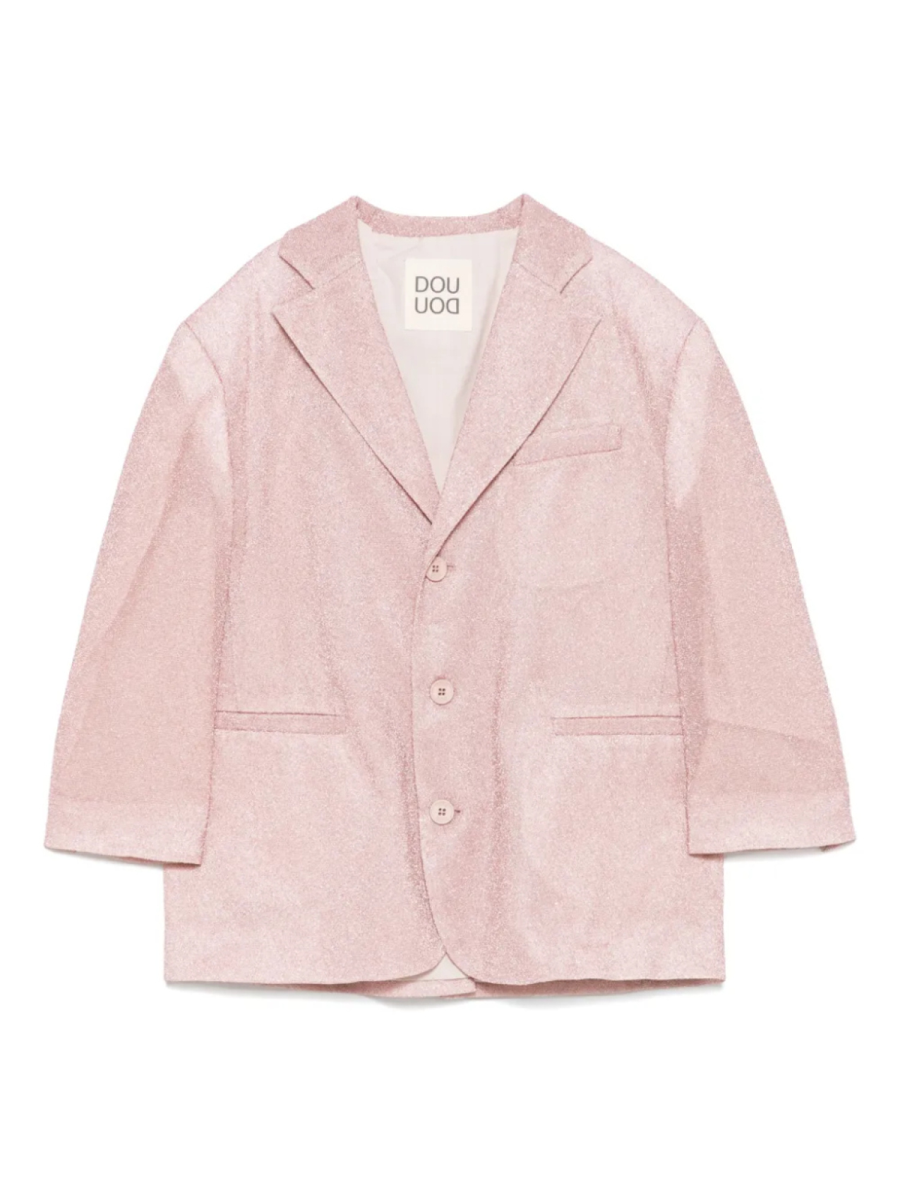 

Детский блейзер Douuod Kids из ламе, розовый