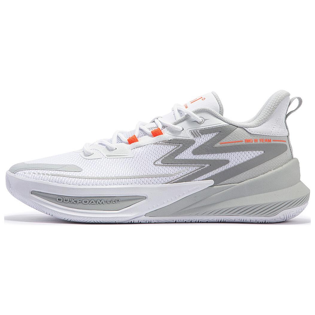 

Баскетбольные кроссовки Big3 Team Basketball Shoes Men Low-Top White Gray 361°