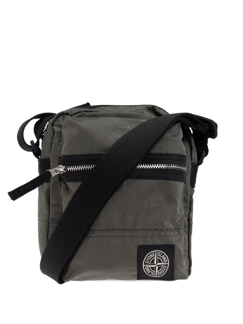 

Сумка-мессенджер на молнии Stone Island, зеленый