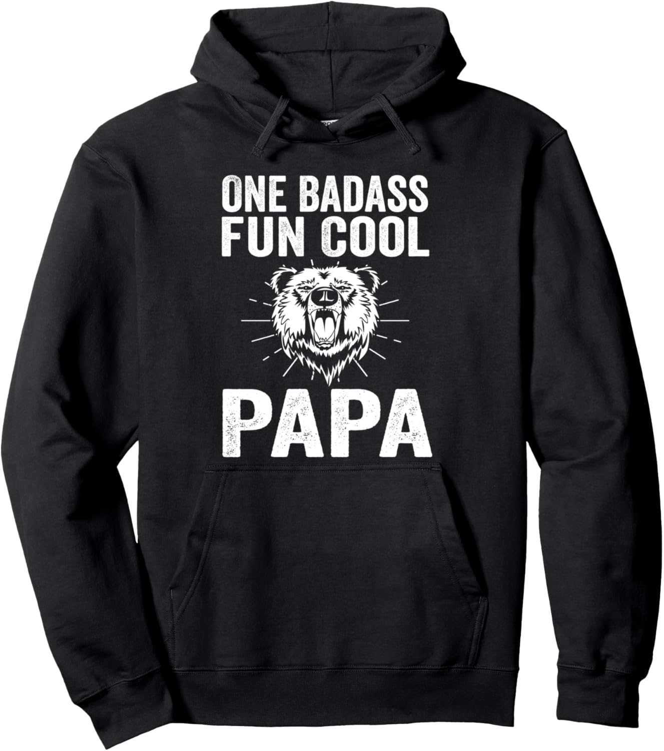 

Одна забавная крутая толстовка с надписью «папа-дедушка» Humor Grandfather & Grandson Gift Ideas, черный