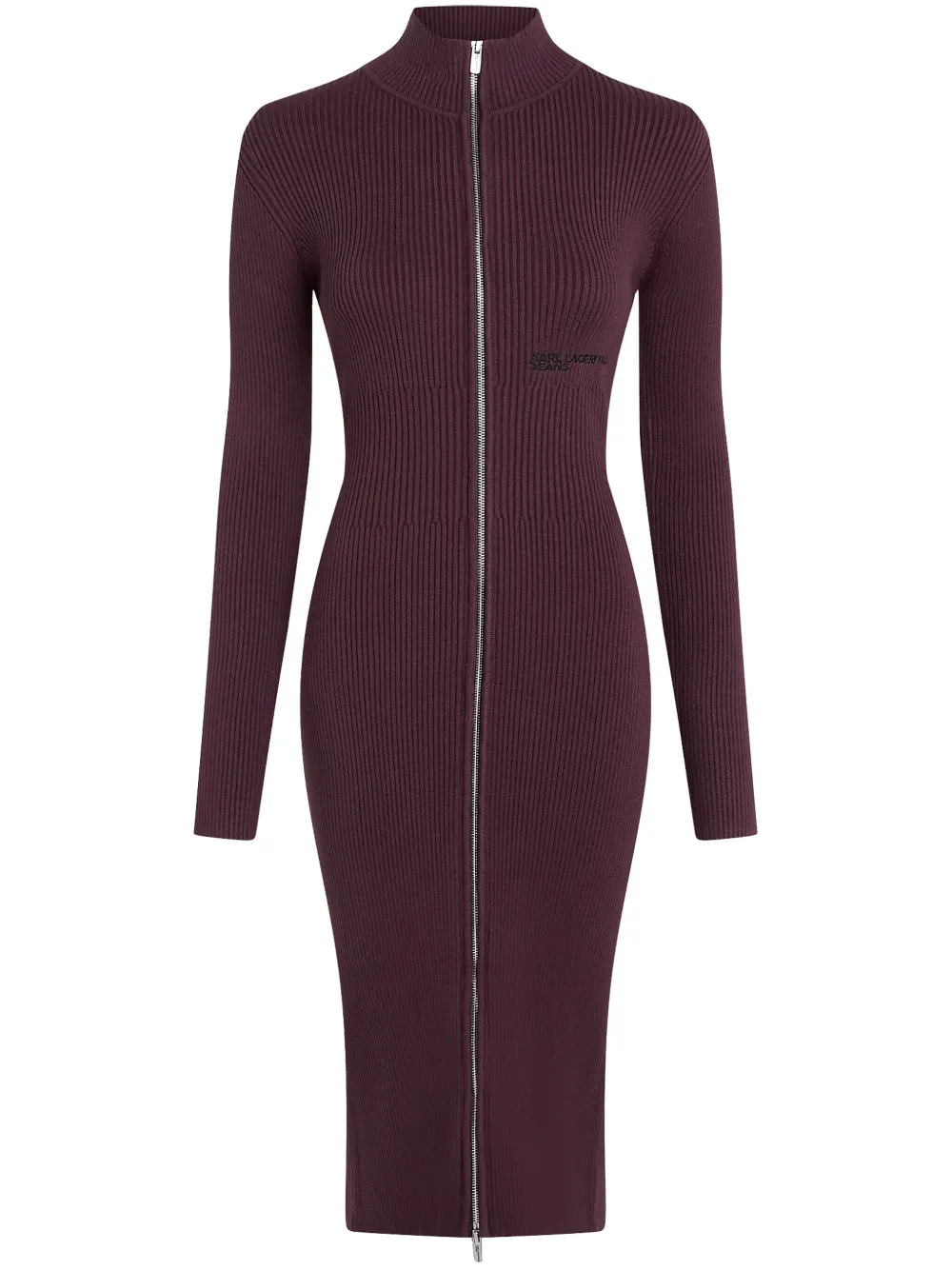 

Трикотажное платье на молнии Karl Lagerfeld Jeans, красный
