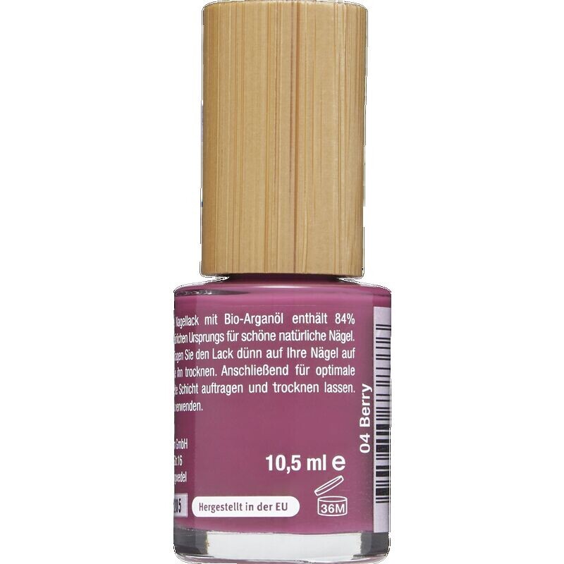 Лак для ногтей 04 - Ягодный Alterra NATURKOSMETIK, 10,5 ml — фото 2