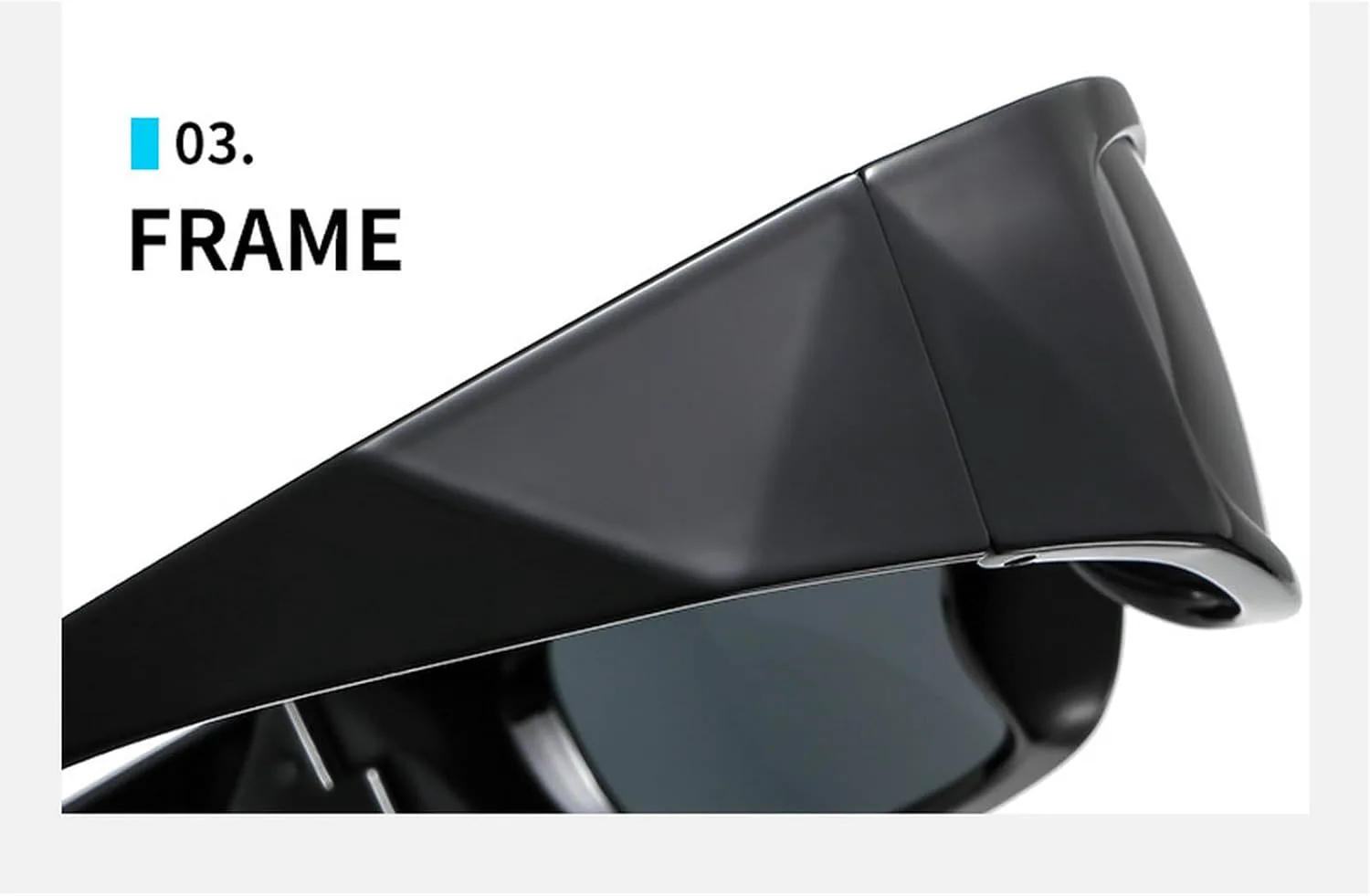 

Женские солнцезащитные очки квадратной формы с обтекаемой формой, спортивные очки с защитой от УФ-излучения для мужчин, для вождения/бега, N47 mincl, Black