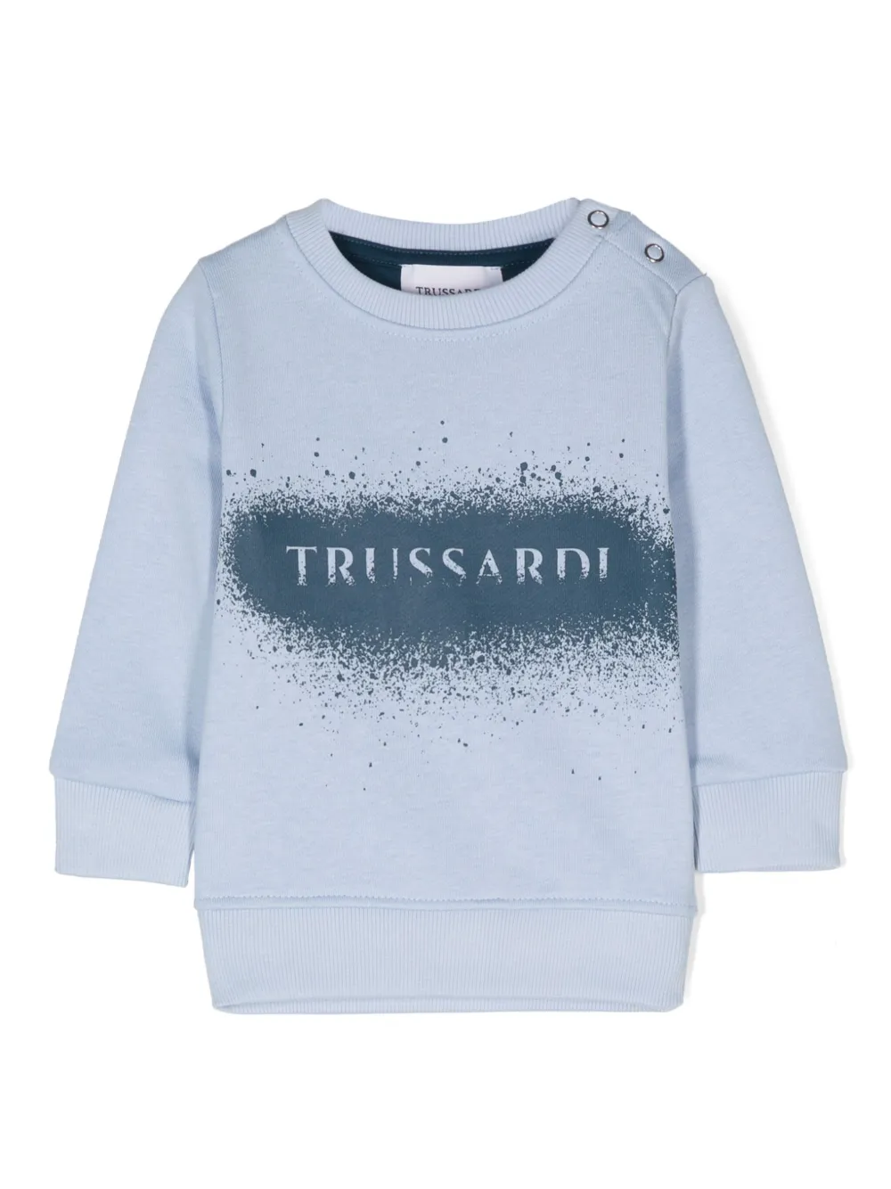 

Толстовка с логотипом TRUSSARDI JUNIOR, синий