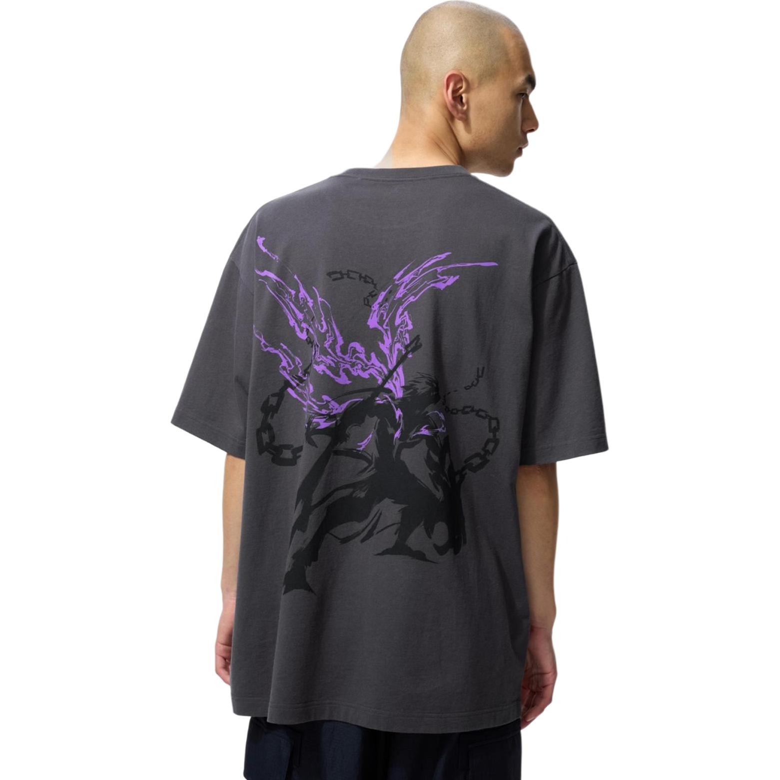 Футболка Unisex Glory Of Kings темно-серая UNIQLO, темно-серый — фото 4